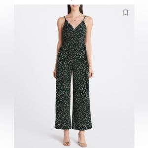 Kaileigh Rochelle Knit Sleeveless Green Jumpsuit